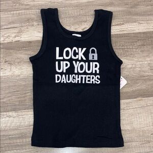 💜 Black Sleeveless Kids Top